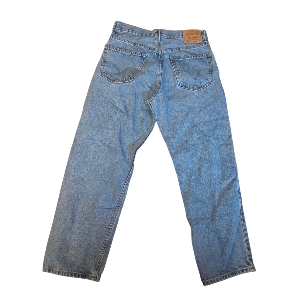 Levi's 550 Relaxed Fit Jeans Mens 34x29 Light Wash Denim Pants - Picture 3 of 4